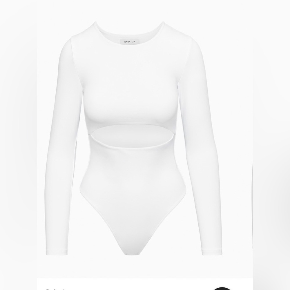 Babaton Ivory Long Sleeve Top